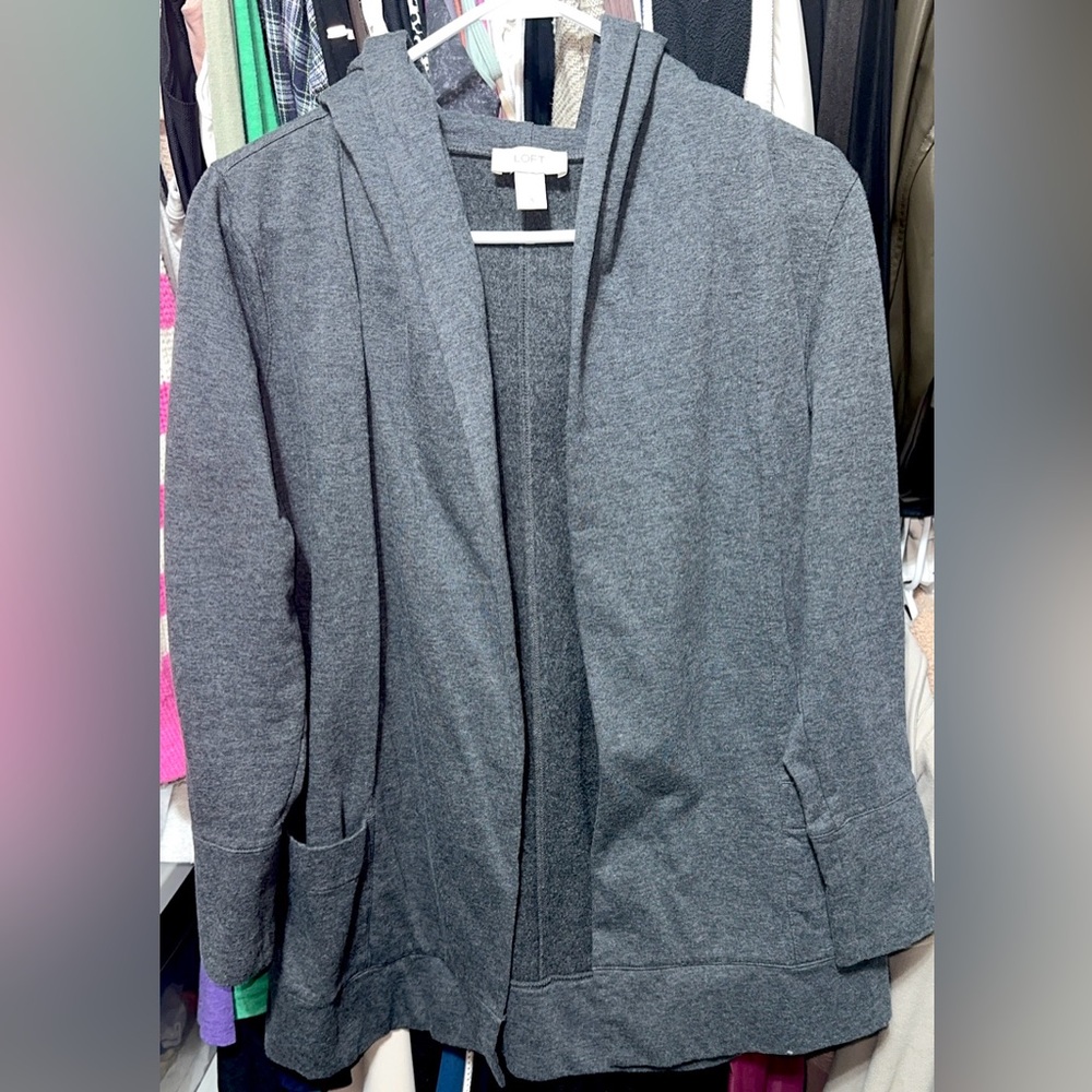 LOFT Gray Women's Cardigan